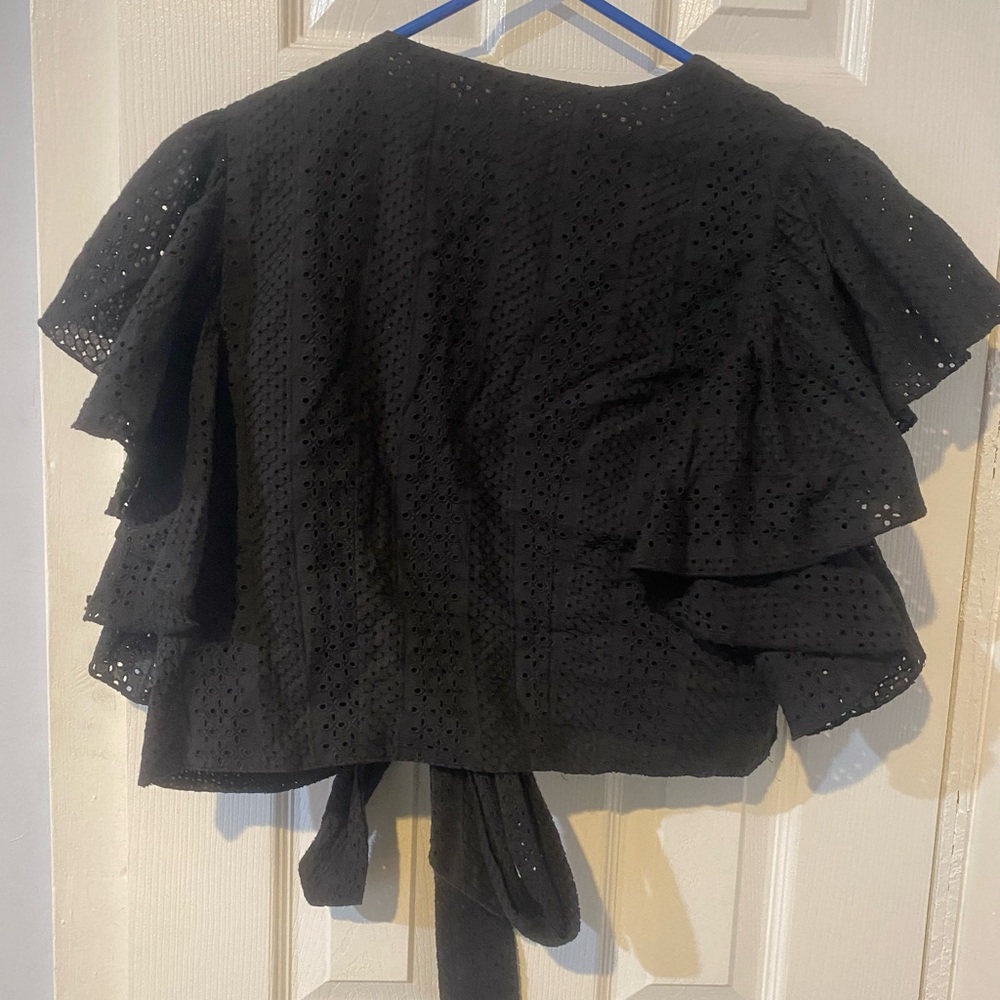 NWT V Neck Kate Wrap Frill Top - Picture 5 of 5